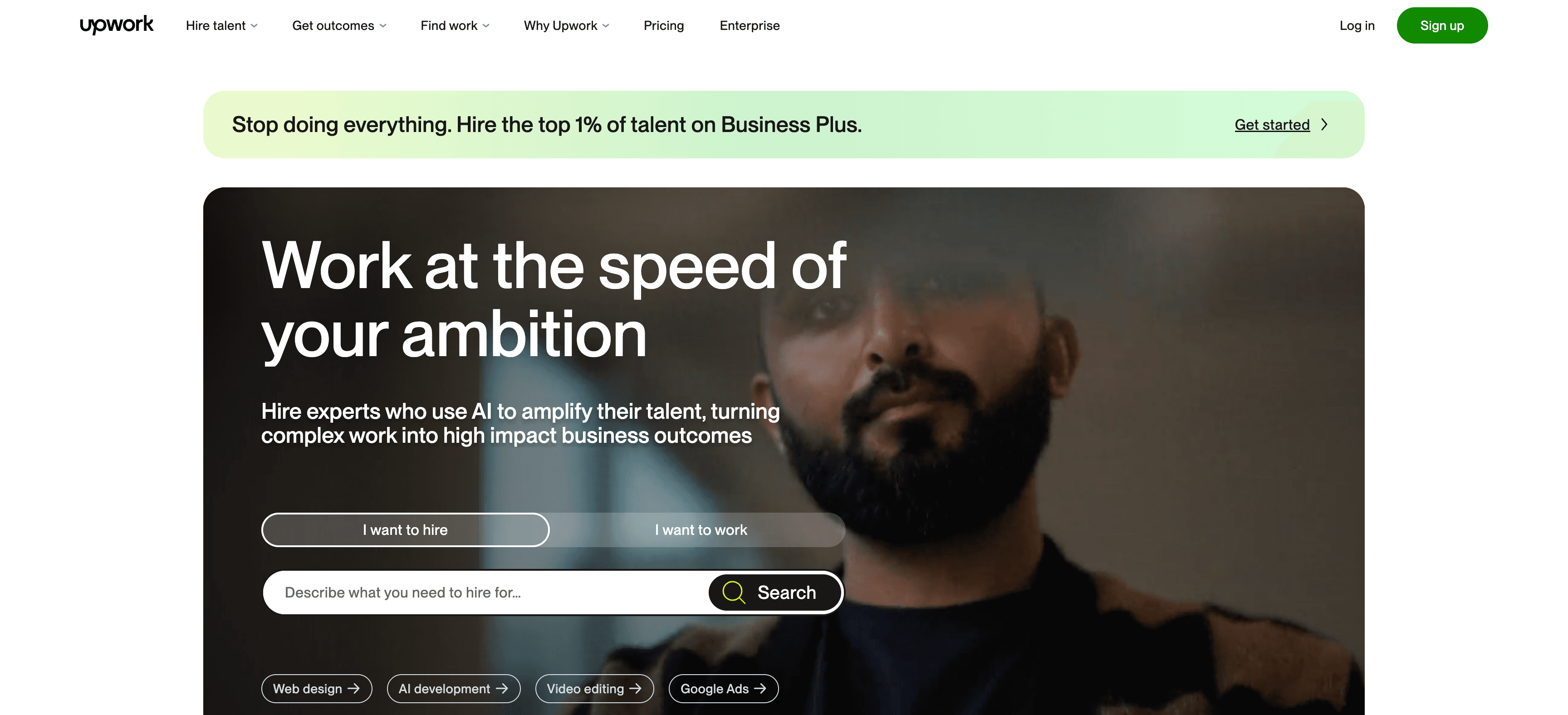 Upwork freelance profile